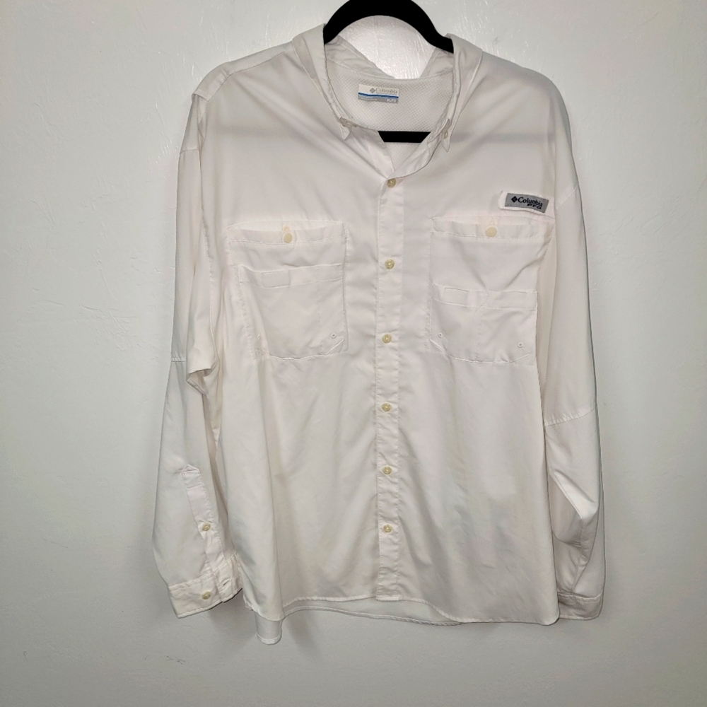 #214 Columbia sportswear PFG men's shirt size XL